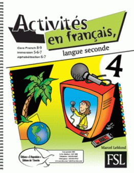 Activités en français langue seconde 4