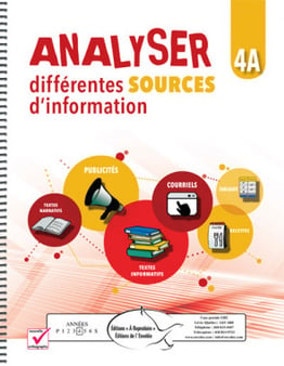 Analyser différentes sources d'information 4A