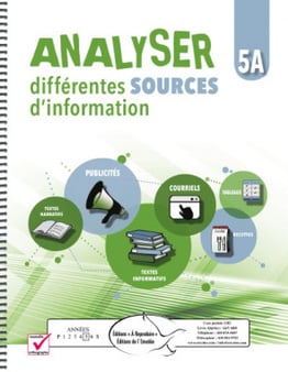 Analyser différentes sources d'information 5A