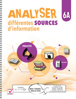 Analyser différentes sources d'information 6A