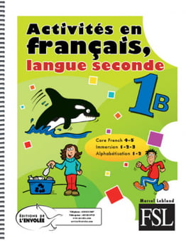 Activités en français langue sec. 1B