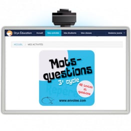 Mots-questions 3e cycle - Web App.