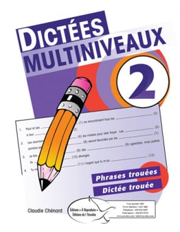 Dictées multiniveaux 2 (dictées 15 à 28) - en PDF (tx.)