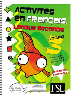 Activités en français langue seconde 3