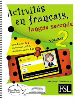 Activités en français langue seconde 2